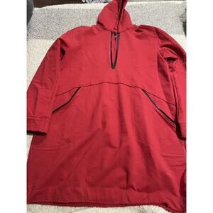 Noblu Breakfast in Tokyo women’s size Small red hooded sweatshirt zip jacket